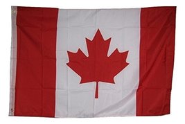 AES 2x3 Canada Canadian Maple Leaf Rough Tex Knitted Flag 2&#39;x3&#39; Grommets Fade Re - £3.57 GBP