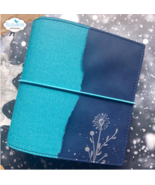Ice Blue TN Journal, SQUARE. Elizabeth Craft Designs Art Journal  - $16.95