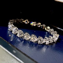 New High Quality Original Women&#39;s Bracelet Diamond Heart Bracelet Women&#39;s High C - £30.82 GBP