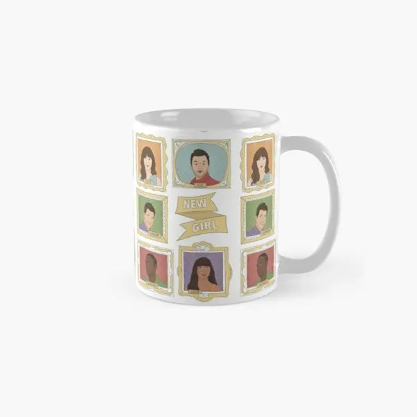 New Girl Vintage Frames Mug Coffee Drinkware Tea Cup Gifts  - £16.10 GBP