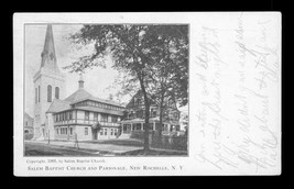 Vintage PMC UDB Postcard Salem Baptist Church New Rochelle NY 1917 Cancel - £11.60 GBP