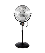 Optimus 20&quot; Industrial Grade HV Oscillating Stand Fan w Chrome Grill - £109.41 GBP