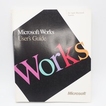 Vintage Microsoft Works Guida 1988 Manuale Utilizzatori Apple Macintosh Sistemi - $59.43