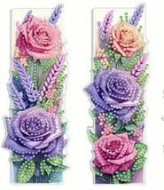 2 Unique Bookmarks Diamond Jewel Art COMPLETED - $4.06 CAD