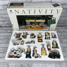 Silent Night Play 2nd Rehearsal Nativity Scene Porcelain Kids School Cla... - £36.20 GBP