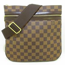 Auth Louis Vuitton Pochette Bosphore Ebene Damier Shoulder Bag - £1,415.57 GBP