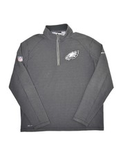 Philadelphia Eagles Nike On Field Sweatshirt Men XL Dri Fit 1/4 Zip NFL Football - £30.53 GBP