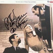 Peter Yarrow Very Best of Peter Paul &amp; Mary - SIGNED cd Sleeve NO DISC - £27.36 GBP