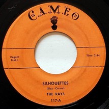 The Rays - &quot;Silhouettes&quot; / &quot;Daddy Cool&quot; 7&quot; 45 rpm Single Cameo 117 Doo Wop - £2.68 GBP