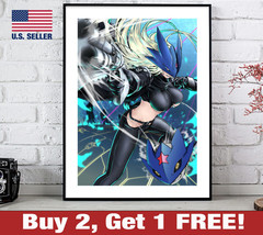 Digimon Beelstarmon Poster 18&quot; x 24&quot; Print Anime Digital Monsters Wall Art - £10.60 GBP