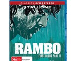 Rambo: First Blood Part 2 Blu-ray | Sylvester Stallone | Region B - $14.05