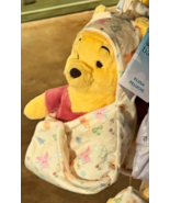 Disney Parks Baby Winnie the Pooh in a Hoodie Pouch Blanket Plush Doll NEW - £39.20 GBP