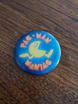 Vintage 1982 Pacman Pac-Man Maniac Button Pin Pinback Rare Midway 1980s - £8.28 GBP