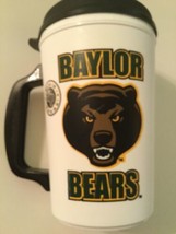 NCAA Baylor Bears tumbler beverage travel 20 oz Thermo Serv insulate - £9.09 GBP