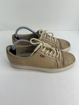Ecco Soft 7 Womens Size 11 Shoes Tan  Leather Casual Sneakers Danish - $24.74