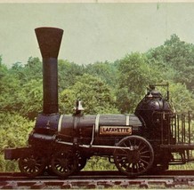 1961 The Lafayette 4-2-0 Train Railroad Print Card American Heritage DWO5 - $643.93 MXN
