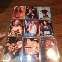 Vintage WCW NWO stickers &amp; cards, Flair,Sting, Elizabeth - £11.49 GBP