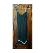 Ombre Striped Dress Crochet Trim Sleeveless Casual Summer Dress Size 10 - $570.20 MXN