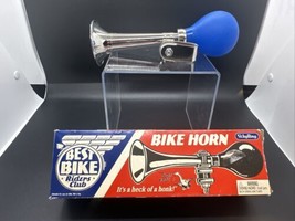 Schylling Best Bike Riders Club Bike Horn Black And Chrome Heck Of A Honk New - £6.97 GBP