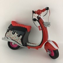 Monster High Ghoulia Yelps Scooter 11&quot; Doll Cherry Skeleton Toy Vehicle 2011 - £23.62 GBP