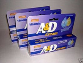Natureplex Vitamin A&amp;D Cream For Diaper Rash Helps Soothe Flaky Dry Skin 3pk - £15.68 GBP