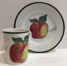 Crate & Barrel Monno 8 Piece Salad Plates & Mugs Set (22K Hand-Painted) - £91.00 GBP