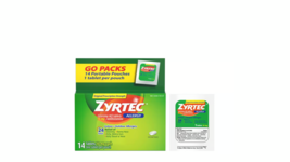 Zyrtec Allergy Portable Go Pack 14 Tablets 24 Hour - $11.87