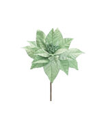 Glittered Poinsettia Flower Stem (Set of 6) - 791052 - $64.38