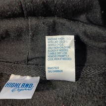 Highland Originals Men's Black Cotton Blend Pullover Hoodie Sweatshirt Sz Large image 4