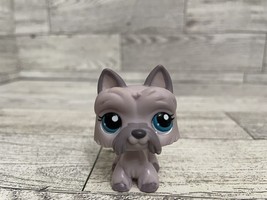 LPS Littlest Pet Shop Hasbro Figure Scottie Scottish Terrier Dog Purple 2008 - $9.89