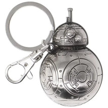 Star Wars - Pewter Key Ring - BB-8 Disney Movie Droid Movie Character - £6.52 GBP