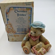 Enesco Cherished Teddies 911739 Harrison We&#39;re Going Places 1992 Figurine - $9.89