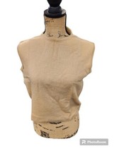 Dalton 50&#39;s 100% Virgin Cashmere Beige Sweater Vest WPL 11765 - £19.14 GBP