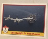 Vintage Operation Desert Shield Trading Cards 1991 #51 USS Dwight D Eise... - $1.97