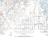 Stillwater Quadrangle Nevada 1950 Map Vintage USGS 15 Minute Topographic - $16.89