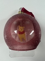 Disney Winnie the Pooh Baby's First Christmas Ornament Glass Globe Ball Dangle  - $19.79