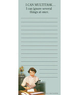 LEANIN TREE &quot;Can Multitask..Can Ignore Several At Once&quot;~Magnetic List Pa... - £7.71 GBP