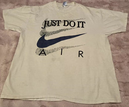 Nike AIR Graphic VTG t shirt 90s single stitch - £22.78 GBP