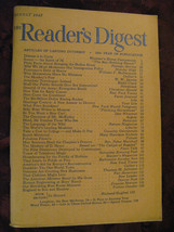 Reader&#39;s Digest August 1947 O. Henry W. W. Jacobs Blake Clark Fulton Oursler - £5.50 GBP