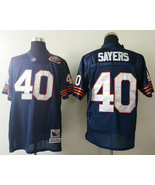 Men&#39;s Gale Sayers #40 Stitched Jersey Navy Blue Vintage - €38,31 EUR+