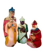 Vintagee Empire Blow Mold 3 Kings Nativity Outdoor u Set No Lights - £258.37 GBP