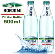 2 BOTTLES x 500ML BORJOMI Mineral Water in Plastic Made in Georgia  Hala... - $12.86