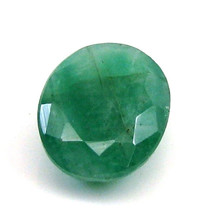 Certified 2.45Ct Natural Green Emerald (Panna) Oval Cut Loose Gemstone - £21.55 GBP