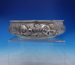 Shiebler Sterling Silver Porringer Repoussed Landscape Chicks Egg #3530 ... - $800.91