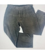 Hagger Mens Corduroy Pants 40 x 32 Brown Tapered Leg Flex Waist (40 x 30... - $18.71