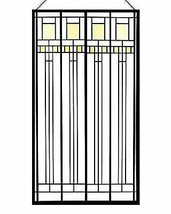 Ebros Frank Lloyd Wright Oak Park House Playroom Stained Glass Art 14&quot; By 7.75&quot; - £69.44 GBP