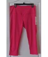 Active Life High Waist Mesh Insert Capri HOT PINK Women&#39;s Sz XL-XXL NWT ... - $23.00