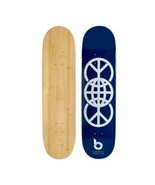 Blue World Peace Graphic Bamboo Skateboard (Deck Only) - $1,111.99 MXN