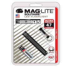 Maglite Solitaire Flashlight Led 1 Cell Aaa Black - £31.26 GBP