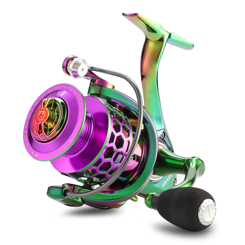 2024 New Fishing Spinning Reel 14+1BB 1000-6000 8-15kg Max Drag Moulinet Peche A - £42.84 GBP